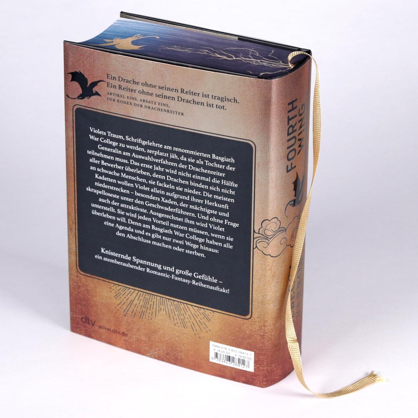Fourth Wing - Flammengeküsst - Deluxe-Ausgabe mit atemberaubendem Farbschnitt (Flammengeküsst-Reihe, Band 1)